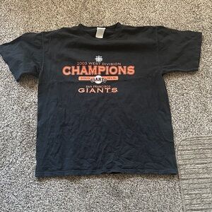 San Francisco Giants 2003 West Division Champions T-Shirt